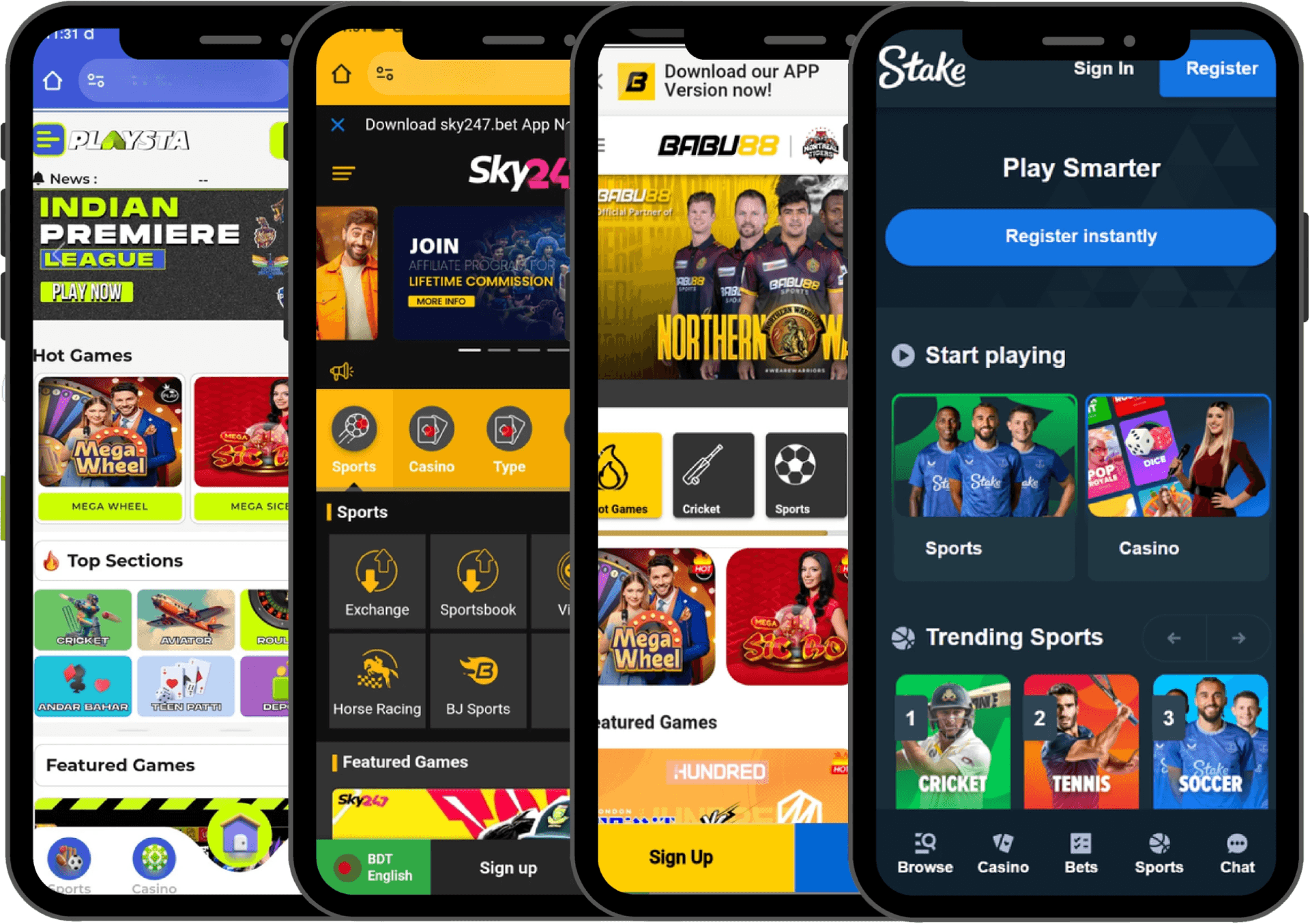 B2C Sports Betting App Mockups